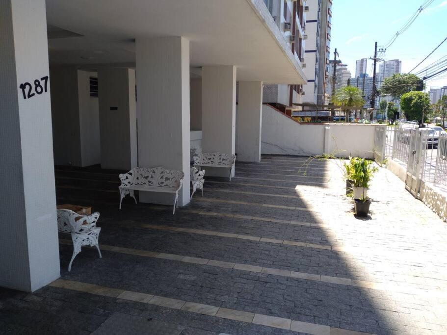 Appartamento Excelente Localizacao O Mar Na Sua Frente Confira São Vicente Esterno foto