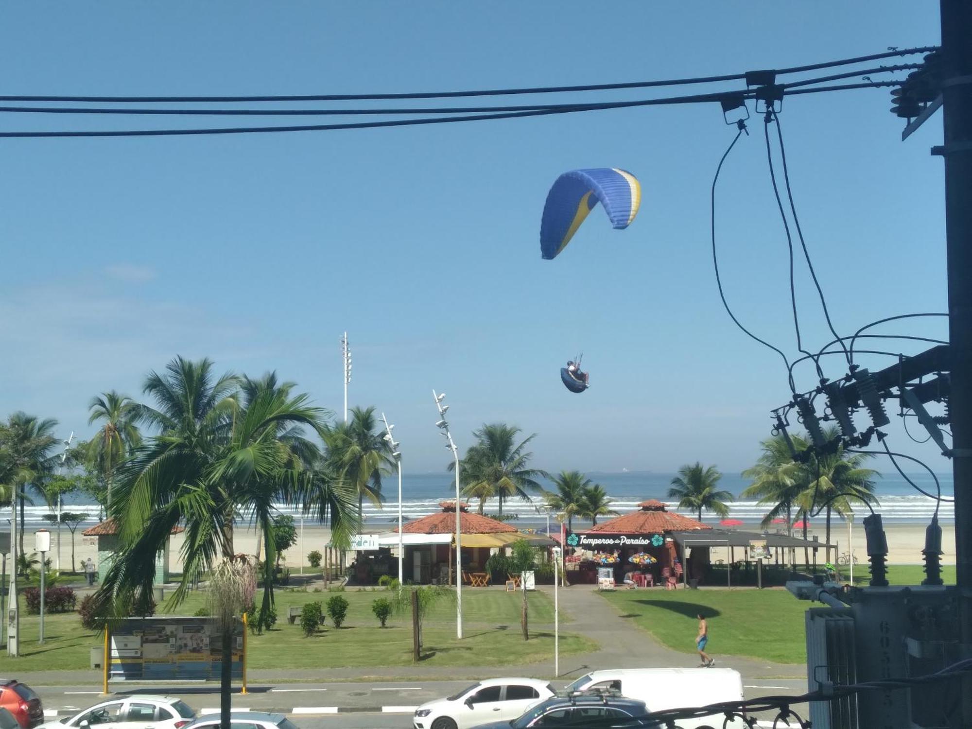 Appartamento Excelente Localizacao O Mar Na Sua Frente Confira São Vicente Esterno foto