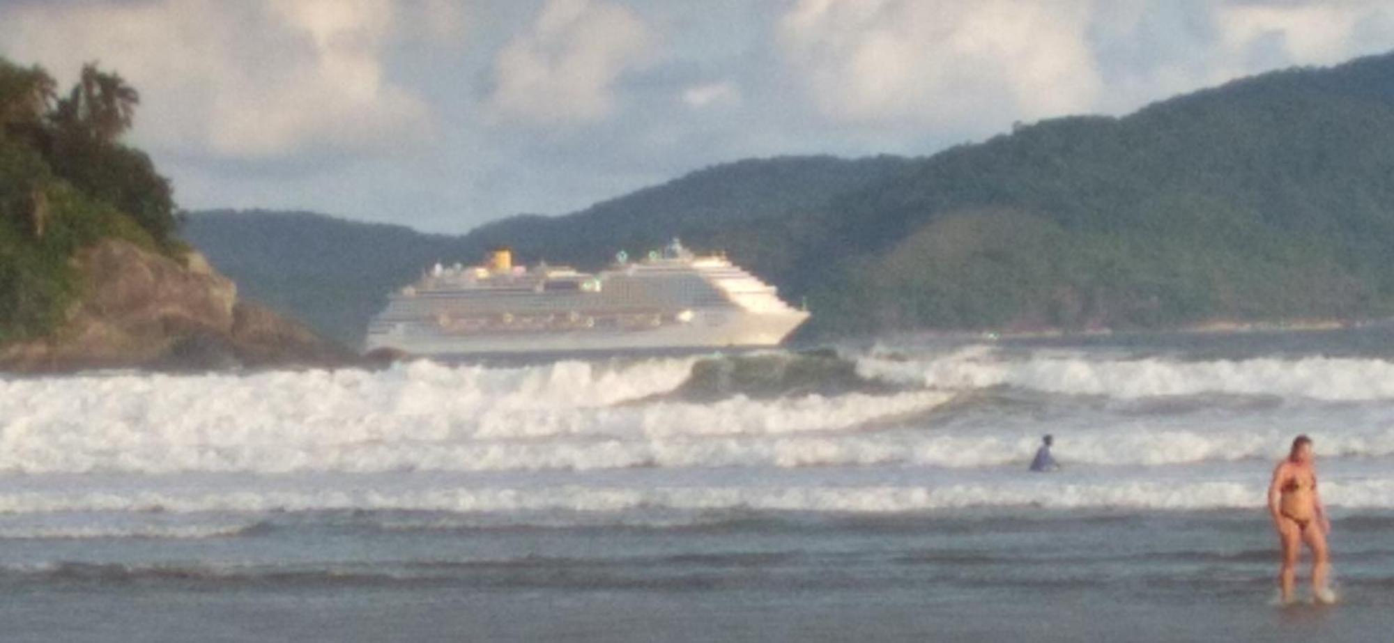 Appartamento Excelente Localizacao O Mar Na Sua Frente Confira São Vicente Esterno foto